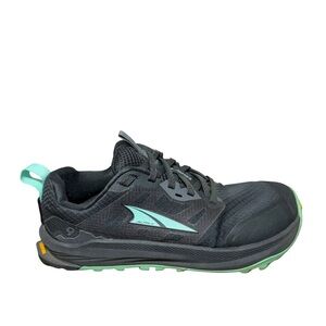 Altra Black Trail Running Shoe with Mint Accents